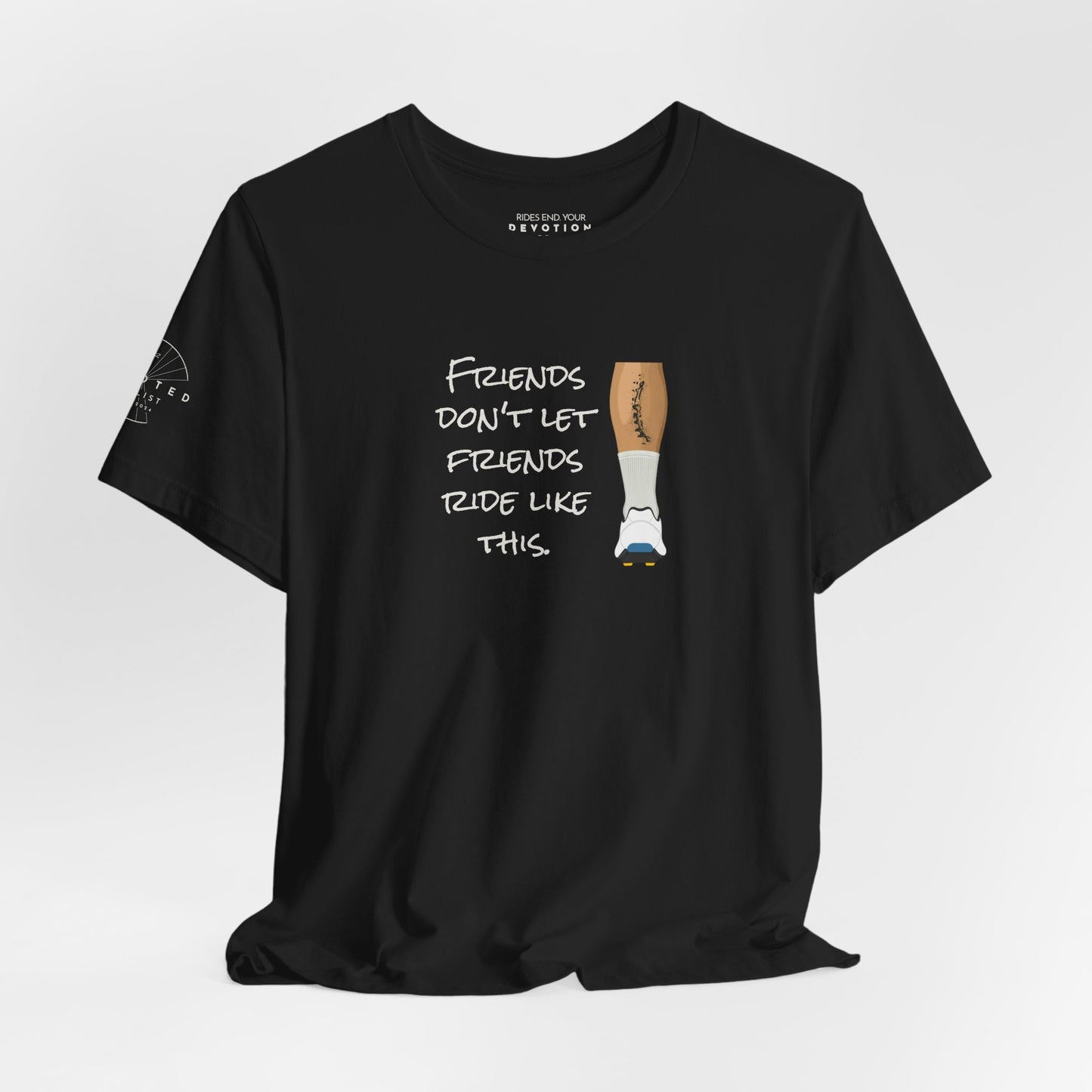 Friends don't let friends classic cut cycling t-shirt - The Devoted Cyclist