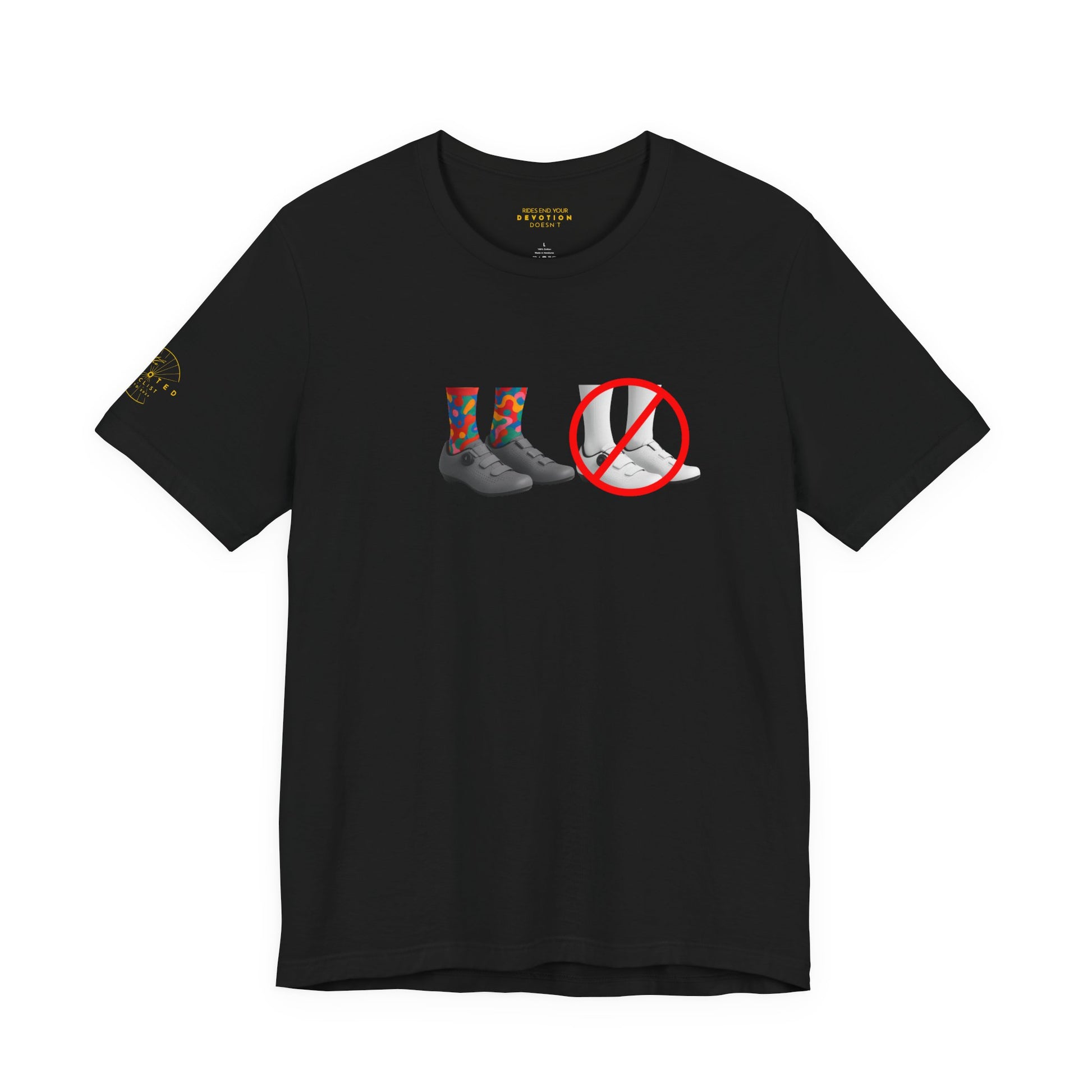 Say No To White classic cut cycling t-shirt - The Devoted Cyclist