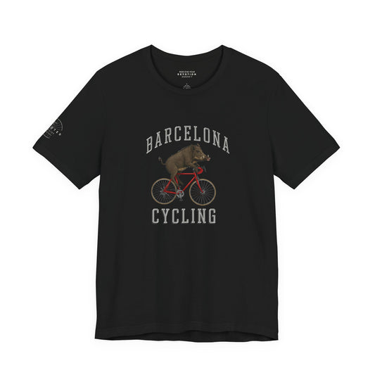 Barcelona Wild Boar Cycling - Classic Cut Cycling T-Shirt