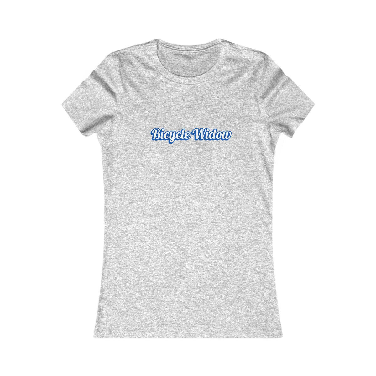 Bicycle Widow (Humorous) T-Shirt - Women's Cycling T-Shirt
