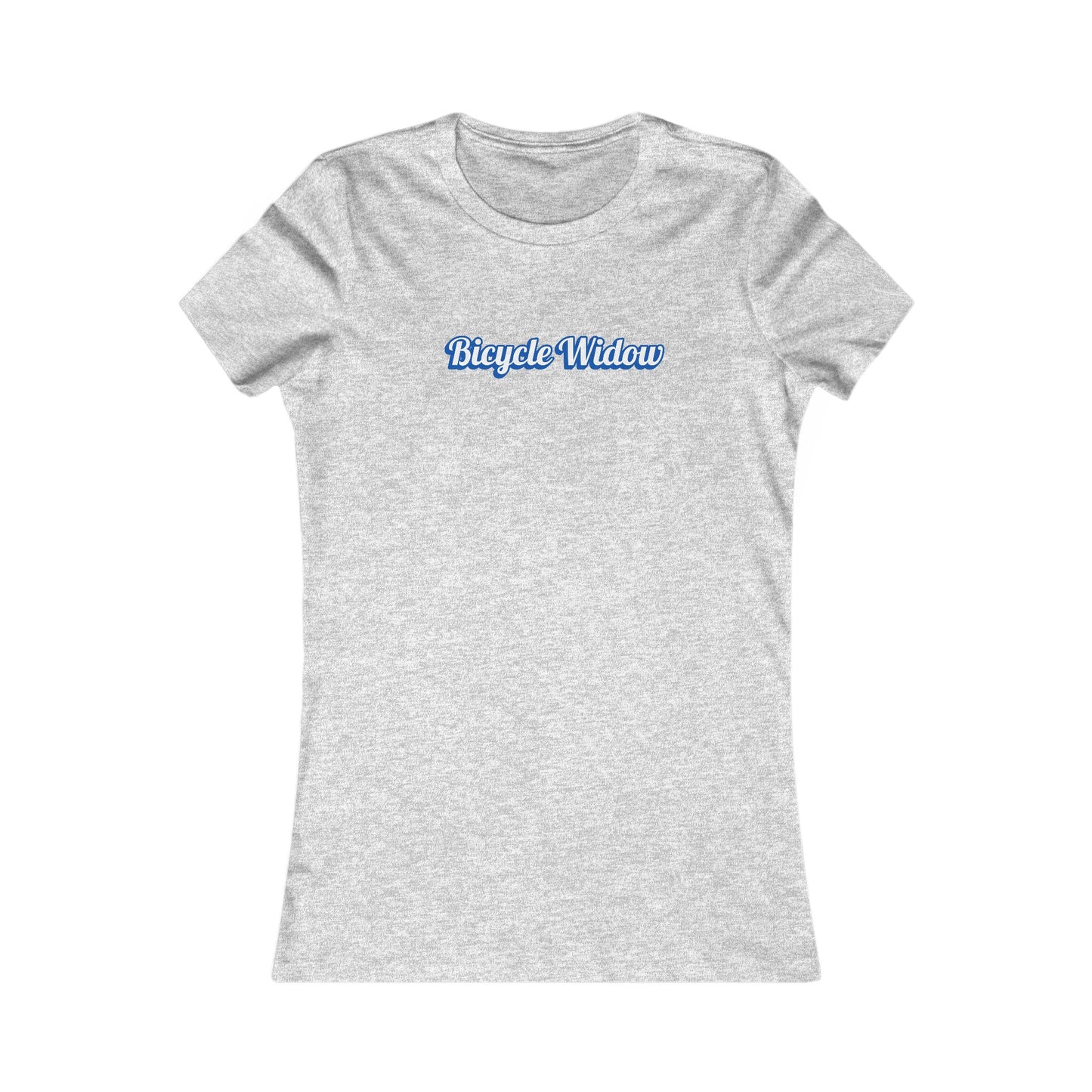 Bicycle Widow humorous women's cycling t-shirt - The Devoted Cyclist
