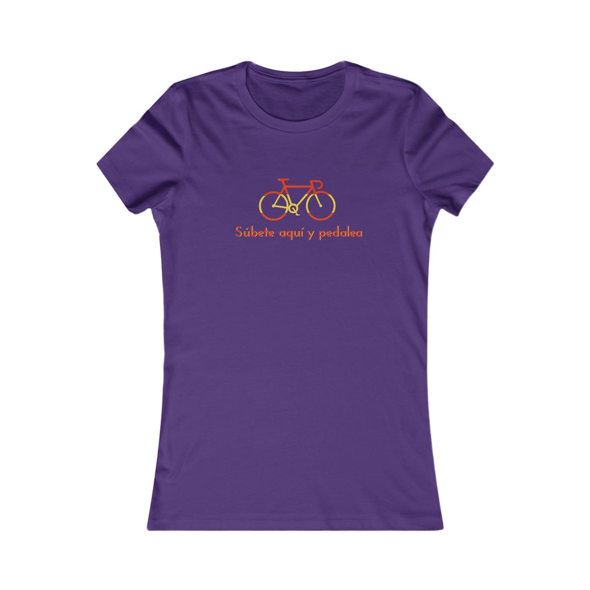 Subete Aqui y Pedalea-Women's Cycling T-Shirt