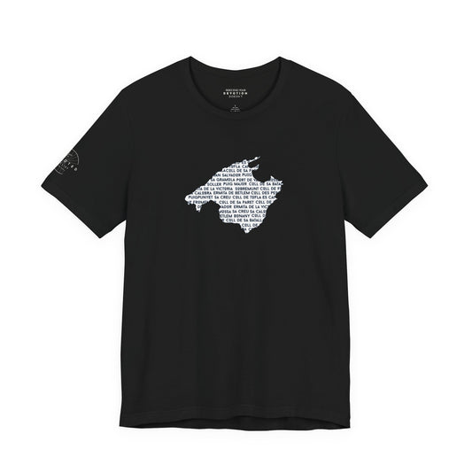Mallorca Climbs Silhouette — Classic Cut Cycling T-Shirt