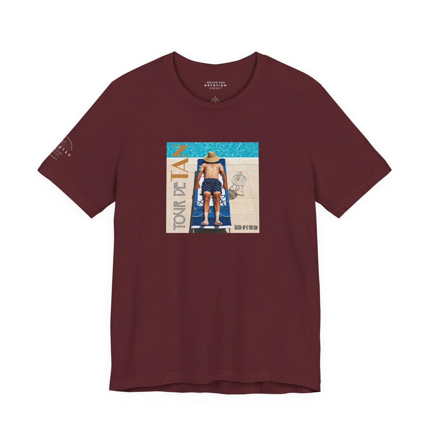 Tour de Tan (Lines) — Classic Cut Cycling T-Shirt