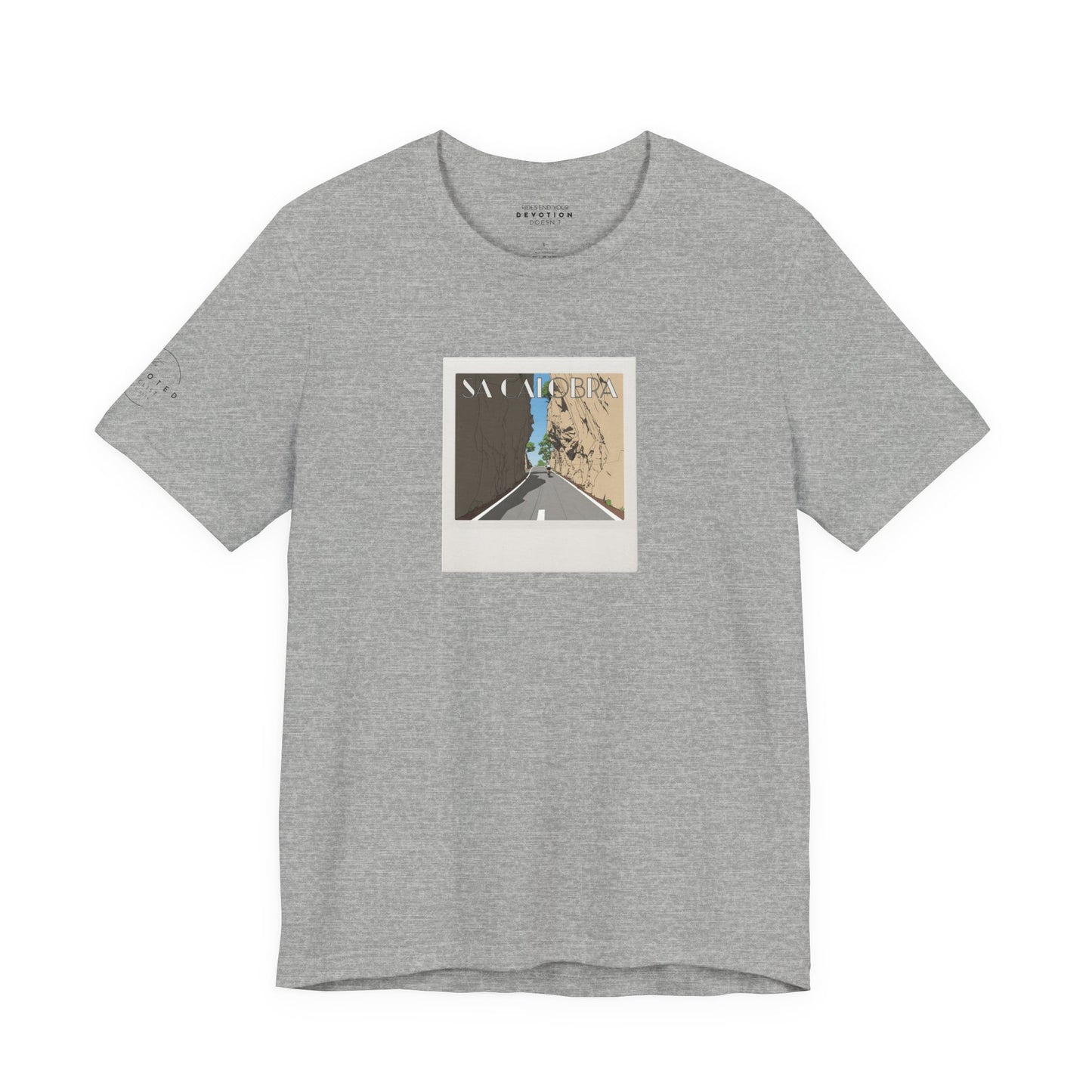 Sa Calobra polaroid classic cut cycling t-shirt - The Devoted Cyclist