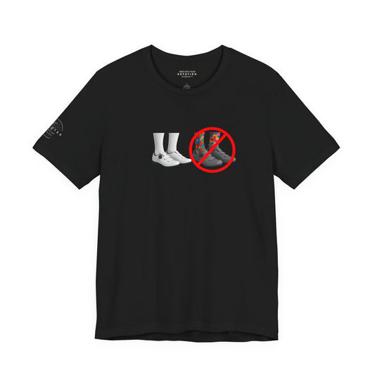 White Shoes and Socks Rule! -Classic Cut Cycling T-Shirt