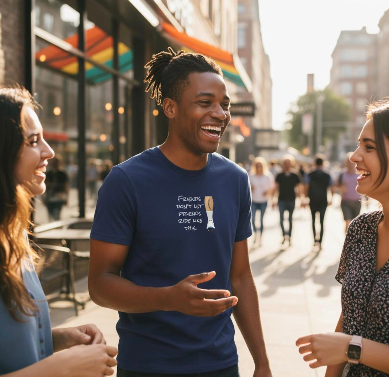 Friends Don't Let Friends - Classic Cut Cycling T-Shirt