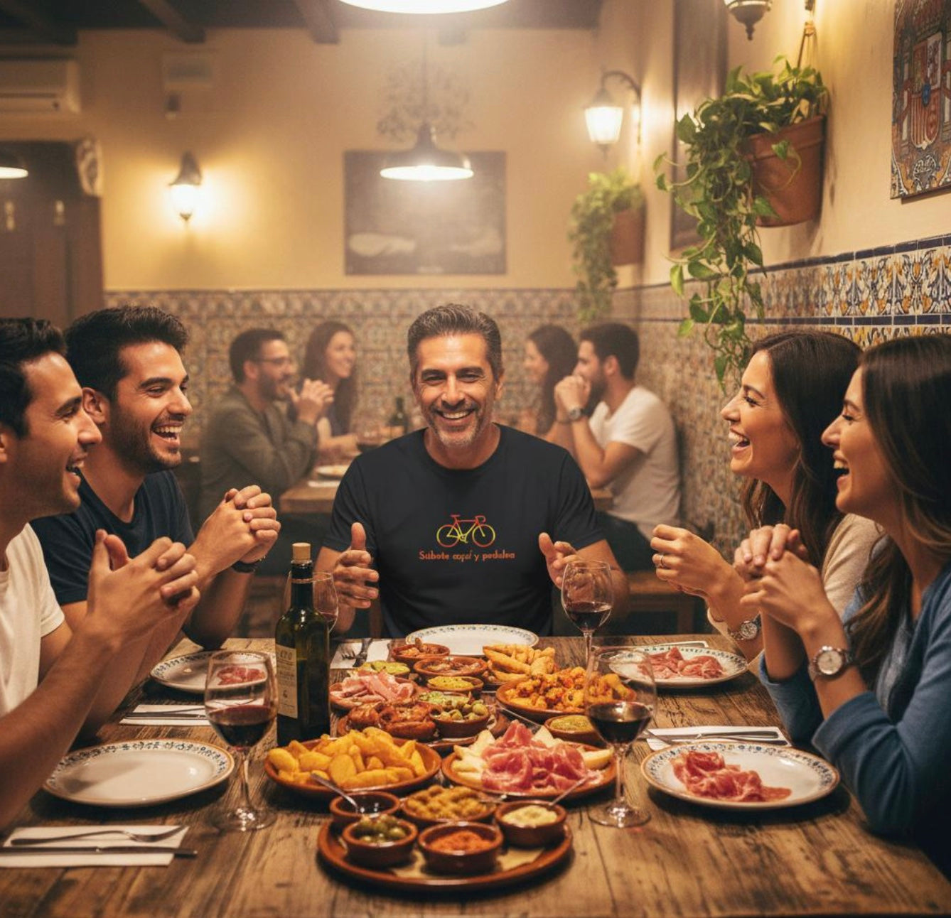 Súbete Spanish Flag – Classic Cut Cycling T-Shirt