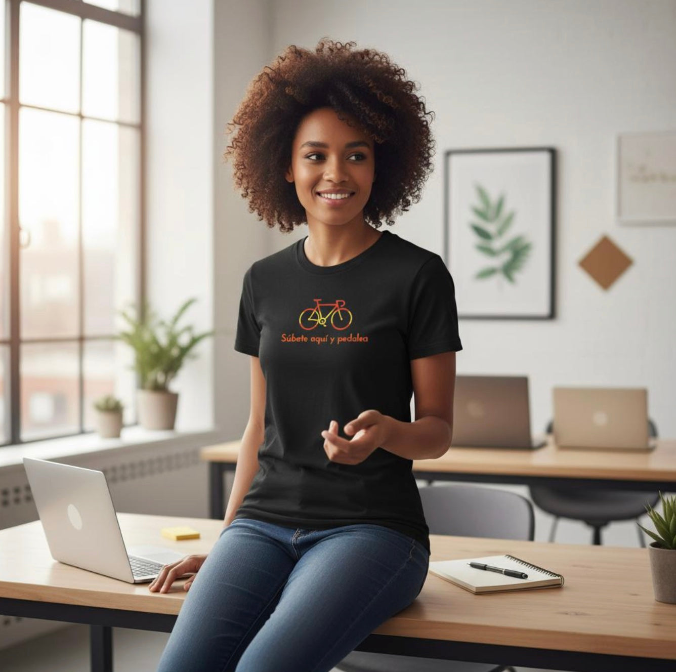 Súbete Spanish Flag – Classic Cut Cycling T-Shirt