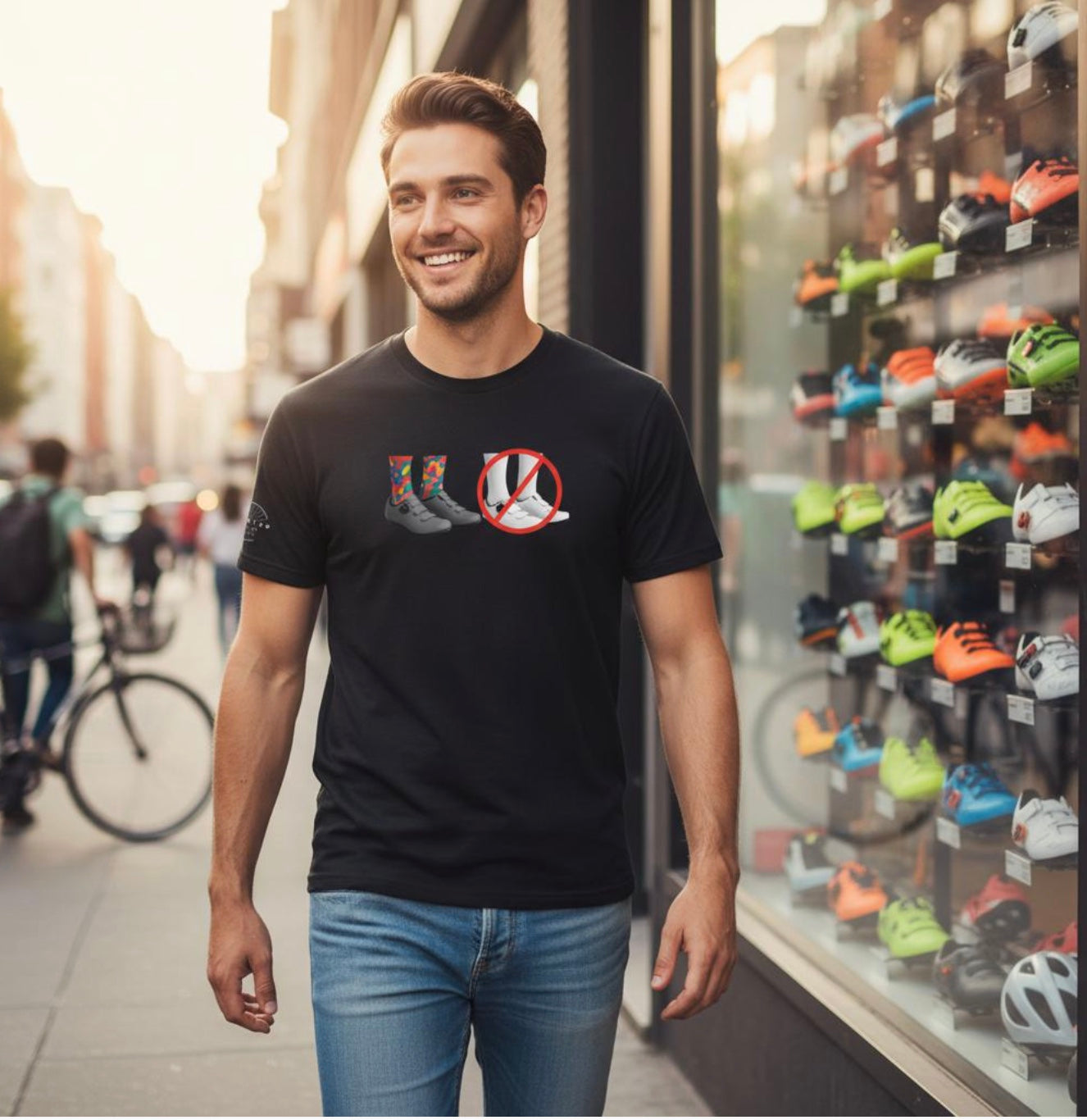 Say No To White - Classic Cut Cycling T-Shirt
