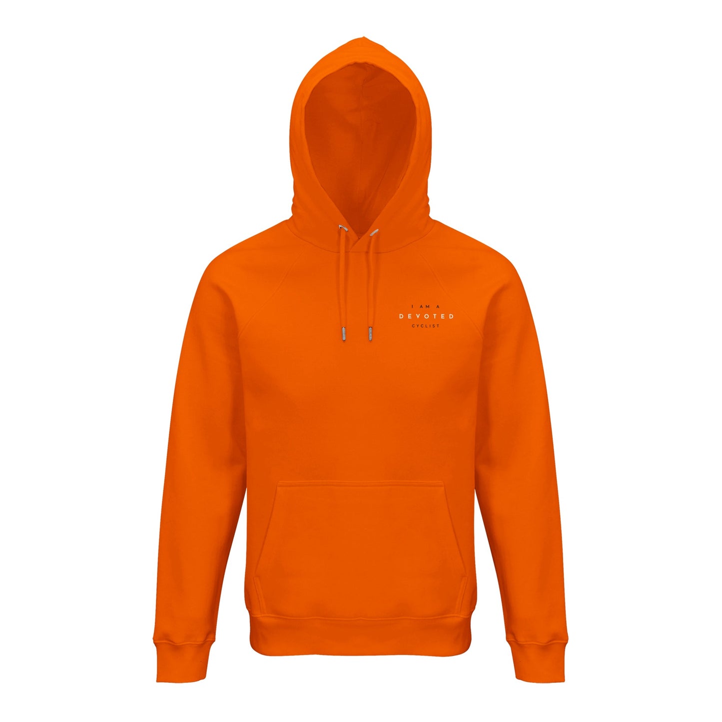 I Am A Devoted Cyclist chest print eco-friendly hoodie - The Devoted Cyclist