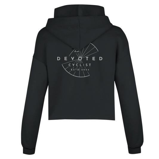 1896 Ticket to Freedom women's cropped cycling hoodie - The Devoted Cyclist